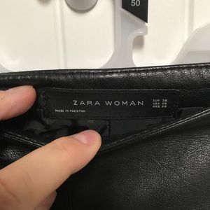 Zara Women’s leather pants size 6